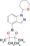 1-(Tetrahydropyran-2-yl)-4-(4,4,5,5-tetramethyl[1,3,2]dioxaborolan-2-yl)-1H-indazole