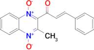 2-Cinnamoyl-3-methylquinoxaline 1,4-dioxide