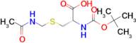 (S)-3-((Acetamidomethyl)thio)-2-((tert-butoxycarbonyl)amino)propanoic acid