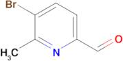 5-Bromo-6-methylpicolinaldehyde