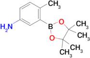 4-Methyl-3-(4,4,5,5-tetramethyl-1,3,2-dioxaborolan-2-yl)aniline