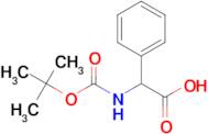 2-((tert-Butoxycarbonyl)amino)-2-phenylacetic acid
