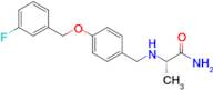 (S)-2-((4-((3-Fluorobenzyl)oxy)benzyl)amino)propanamide