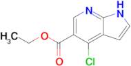 Ethyl 4-chloro-1H-pyrrolo[2,3-b]pyridine-5-carboxylate