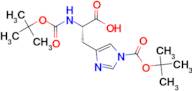 (S)-3-(1-(tert-Butoxycarbonyl)-1H-imidazol-4-yl)-2-((tert-butoxycarbonyl)amino)propanoic acid
