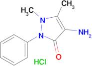 4-Amino-1,5-dimethyl-2-phenyl-1H-pyrazol-3(2H)-one hydrochloride