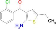 (2-Amino-5-ethylthiophen-3-yl)(2-chlorophenyl)methanone