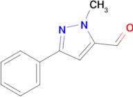 1-Methyl-3-phenyl-1H-pyrazole-5-carbaldehyde