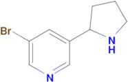 3-Bromo-5-(2-pyrrolidinyl)pyridine