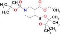 1-tert-Butyl 3-ethyl 4-(4,4,5,5-tetramethyl-1,3,2-dioxaborolan-2-yl)-5,6-dihydropyridine-1,3(2H)...