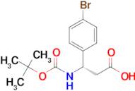 (S)-3-(4-Bromophenyl)-3-((tert-butoxycarbonyl)amino)propanoic acid