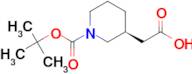 (S)-2-(1-(tert-Butoxycarbonyl)piperidin-3-yl)acetic acid