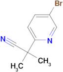 2-(5-Bromopyridin-2-yl)-2-methylpropanenitrile