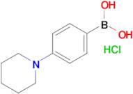 [4-(Piperidin-1-yl)phenyl]boronic acid hydrochloride