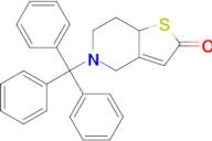 5-Trityl-5,6,7,7a-tetrahydrothieno[3,2-c]pyridin-2(4H)-one