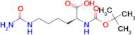 (S)-2-((tert-Butoxycarbonyl)amino)-6-ureidohexanoic acid