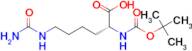 (R)-2-((tert-Butoxycarbonyl)amino)-6-ureidohexanoic acid