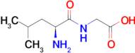(S)-2-(2-Amino-4-methylpentanamido)acetic acid