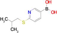 (6-(Isobutylthio)pyridin-3-yl)boronic acid