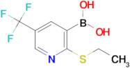 (2-(Ethylthio)-5-(trifluoromethyl)pyridin-3-yl)boronic acid