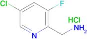 (5-Chloro-3-fluoropyridin-2-yl)methanamine hydrochloride