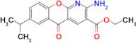 Ethyl 2-amino-7-isopropyl-5-oxo-5H-chromeno[2,3-b]pyridine-3-carboxylate