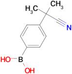 2-(4-Boronophenyl)-2-methylpropanenitrile