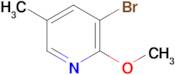3-Bromo-2-methoxy-5-methylpyridine