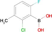 2-Chloro-6-fluoro-3-methylphenylboronic acid