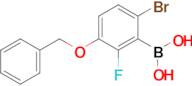 3-Benzyloxy-6-bromo-2-fluorophenylboronic acid