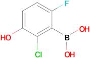 2-Chloro-6-fluoro-3-hydroxyphenylboronic acid