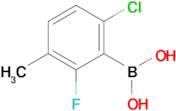 2-Chloro-6-fluoro-5-methylphenylboronic acid