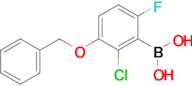 3-Benzyloxy-2-chloro-6-fluorophenylboronic acid