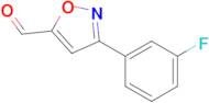 3-(3-Fluorophenyl)isoxazole-5-carbaldehyde