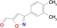 3-(3,4-Dimethylphenyl)isoxazole-5-carbaldehyde