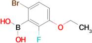 (6-Bromo-3-ethoxy-2-fluorophenyl)boronic acid