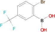 (2-Bromo-5-(trifluoromethyl)phenyl)boronic acid