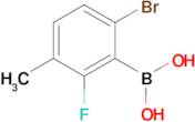 (6-Bromo-2-fluoro-3-methylphenyl)boronic acid