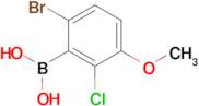 (6-Bromo-2-chloro-3-methoxyphenyl)boronic acid