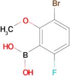 (3-Bromo-6-fluoro-2-methoxyphenyl)boronic acid