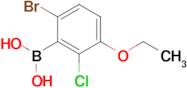 (6-Bromo-2-chloro-3-ethoxyphenyl)boronic acid