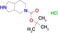 tert-Butyl hexahydro-1H-pyrrolo[3,4-c]pyridine-5(6H)-carboxylate hydrochloride