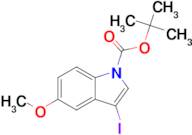 tert-Butyl 3-iodo-5-methoxy-1H-indole-1-carboxylate