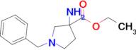 Ethyl 3-amino-1-benzylpyrrolidine-3-carboxylate