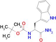 (S)-tert-Butyl (1-amino-3-(1H-indol-3-yl)-1-oxopropan-2-yl)carbamate