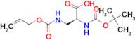 (S)-3-(((Allyloxy)carbonyl)amino)-2-((tert-butoxycarbonyl)amino)propanoic acid