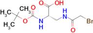 (S)-3-(2-Bromoacetamido)-2-((tert-butoxycarbonyl)amino)propanoic acid