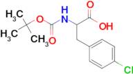 2-((tert-Butoxycarbonyl)amino)-3-(4-chlorophenyl)propanoic acid