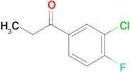 1-(3-Chloro-4-fluorophenyl)propan-1-one