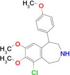 6-Chloro-7,8-dimethoxy-1-(4-methoxyphenyl)-2,3,4,5-tetrahydro-1H-benzo[d]azepine